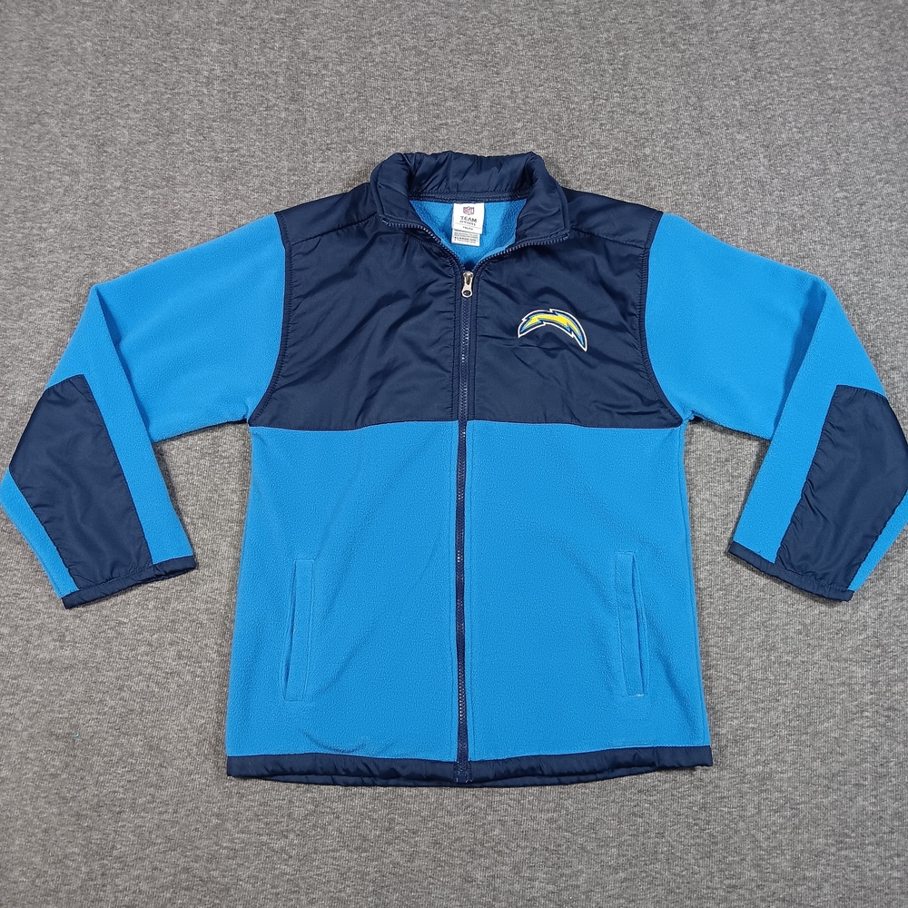 Los Angeles Chargers Jacket Youth XL NFL Football Fleece Full Zip Team Apparel